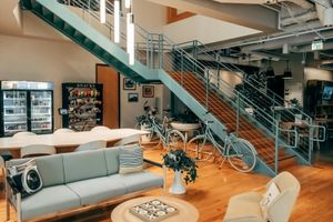 Abstract icon for office workplace comfort